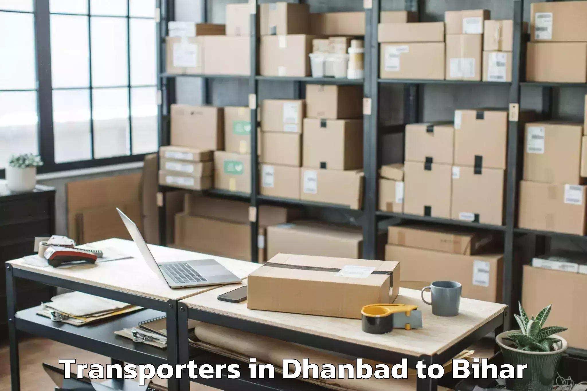 Book Dhanbad to Bharwara Transporters